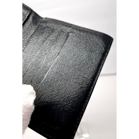 Dunhill Bifold black leather wallet card holder elegant Perfect size - Picture 2 of 11